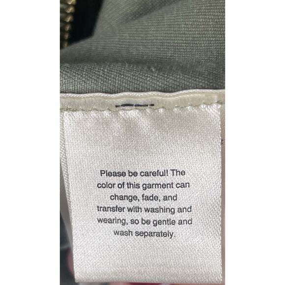 Anthropologie Pilcro Canvas Cropped Bomber Jacket Women's SZ XS Street - Picture 5 of 9